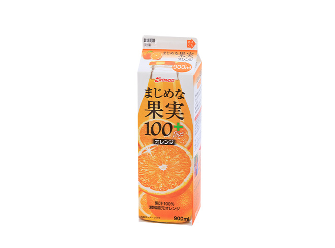 まじめな果実オレンジ100+